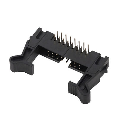 หัวเสียบหัวเข็มคู่หัวแถวคู่หัวเสียบมุมขวา 2.0mm ขว้าง 32p